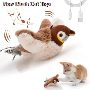 Squeaky Catnip Electric Bird