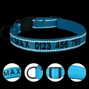 Reflective Puppy ID Collar