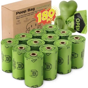 Dog Poop Bag Set with Dispenser